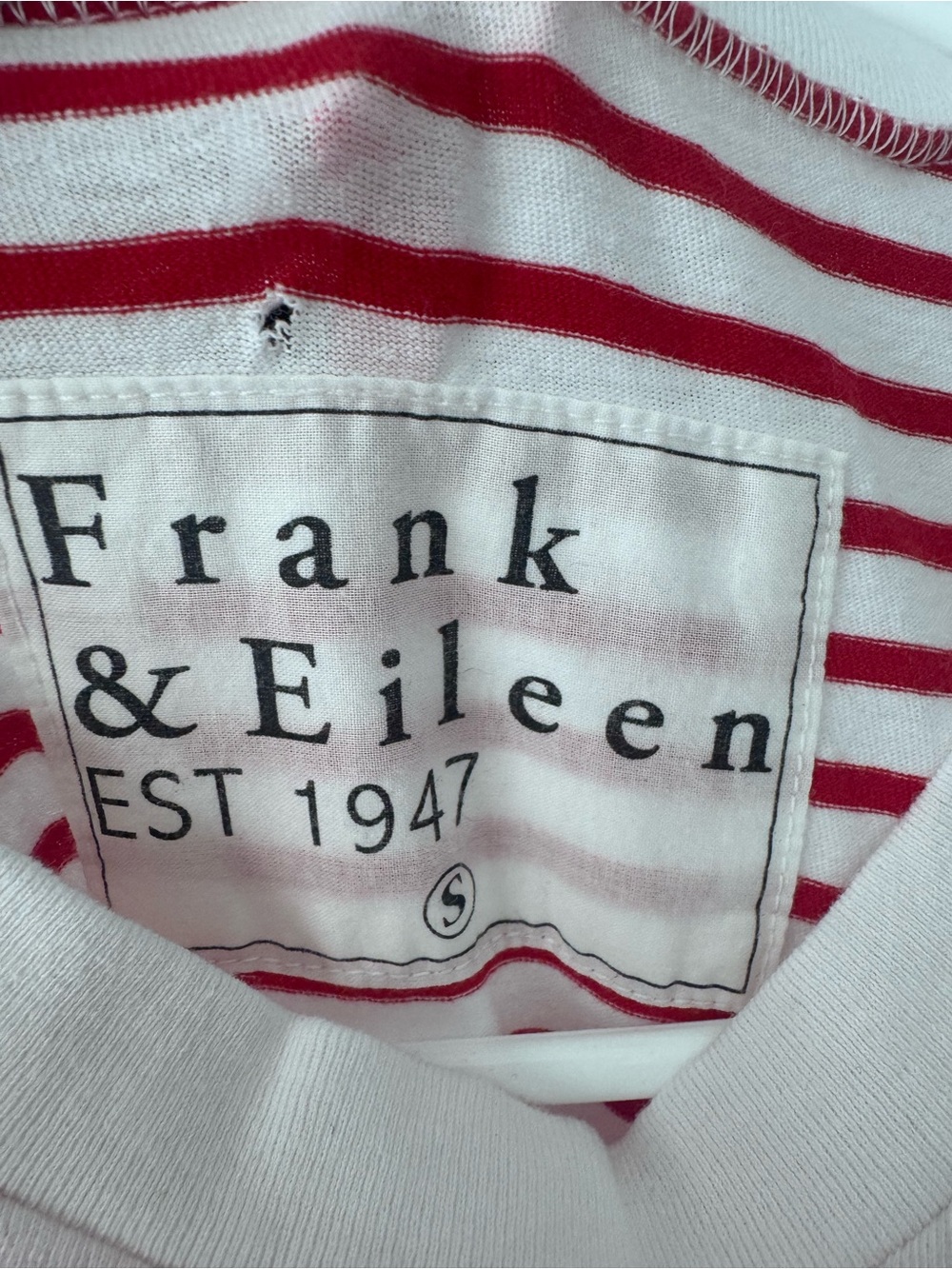 Frank & Eileen White and Pink Striped Maxi Dress - Picture 2 of 4